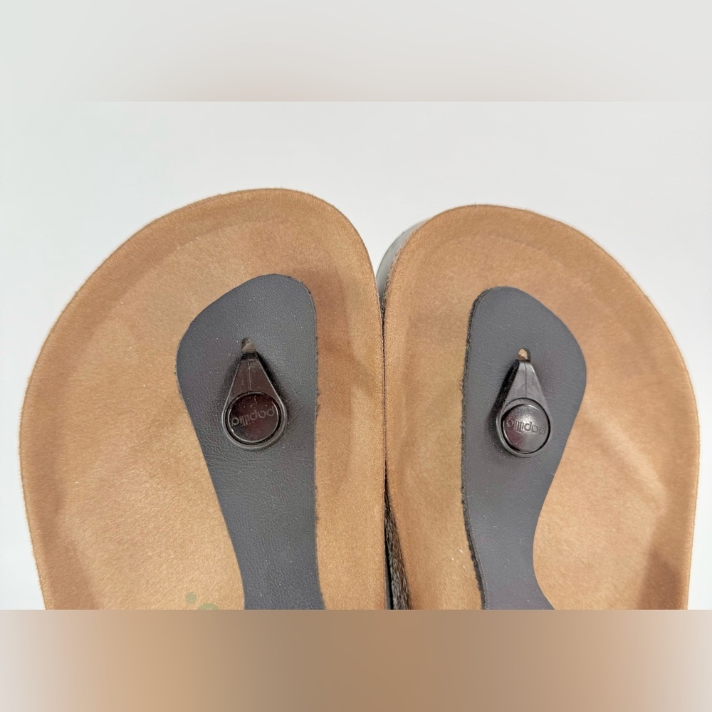 Birkenstock Papillio Black and Tan Women's Sandals - Picture 6 of 9